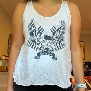 Casual White Tank Top